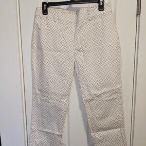 Business Casual Capri with Simple Star Print